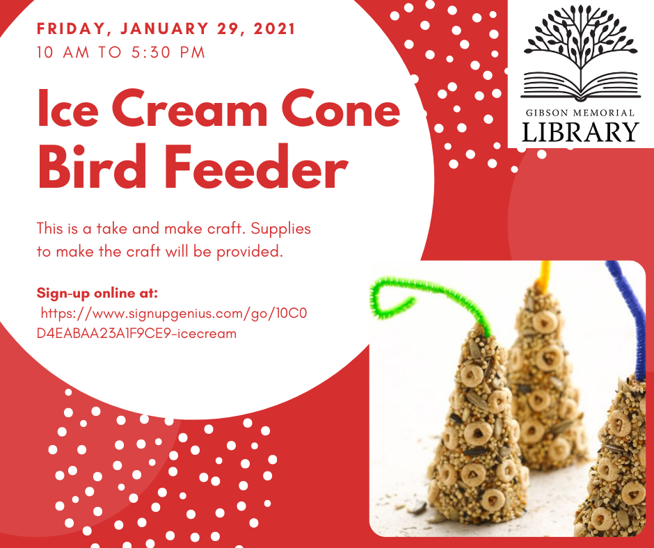 Ice Cream Cone Bird Feeder Craft