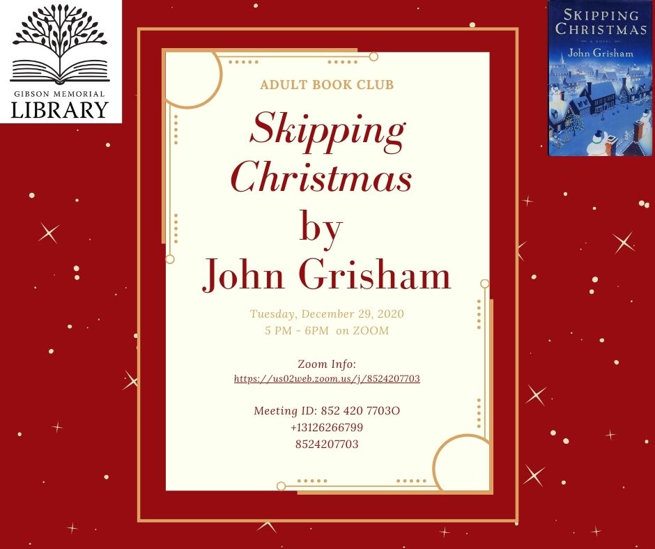 December 2020 Adult Book Club