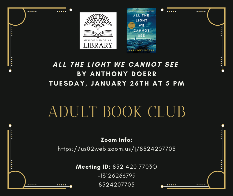 Adult Book Discussion 